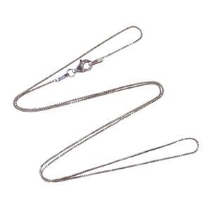 Box Chain Necklace | Sterling Silver 925 18"